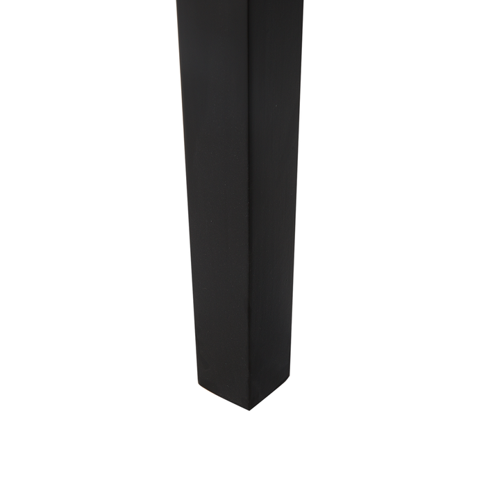 Panca rivestimento in velluto verde gambe nere 51 x 102 x 43 cm Glam