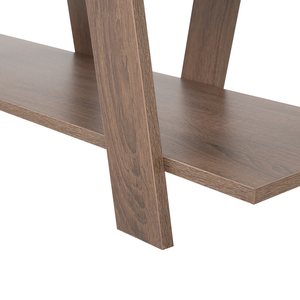 Libreria Marrone 116 x 100 cm 5 Ripiani Scandinavo stile moderno