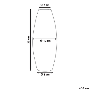 Vaso Fiori Argento gres porcellanato Forma Bottiglia Glamour in stile moderno