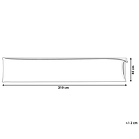 Copertura impermeabile per Ombrellone Tessuto Spalmato PVC Grigio 210 cm