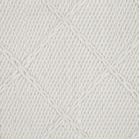 Tappeto tappetino Lana Bianco Sporco con Cotone 140 x 200 cm Rettangolare Intrecciato a Mano Motivo Geometrico Boho