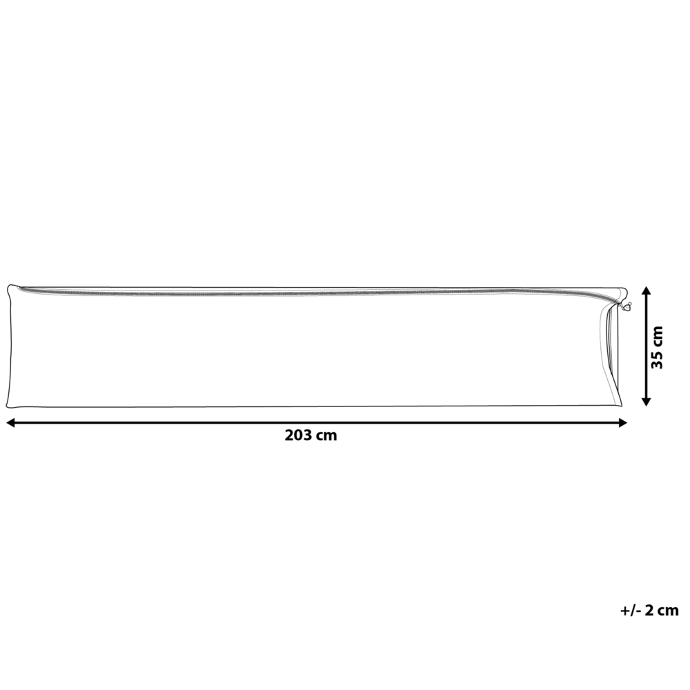Copertura impermeabile per Ombrellone Tessuto Spalmato PVC Grigio 203 cm