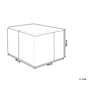 Telo impermeabile protettivo copertura per arredi da giardino 90 x 90 x 105 cm