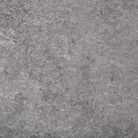 Set di 2 Tavolini Piano Effetto Cemento Scuro Struttura in Metallo