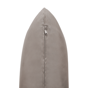 Panca da giardino leggera in legno di eucalipto tortora cuscini da esterno 2 posti con braccioli reclinabili