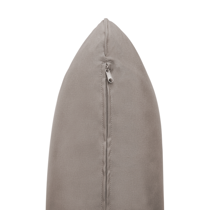 Panca da giardino leggera in legno di eucalipto tortora cuscini da esterno 2 posti con braccioli reclinabili