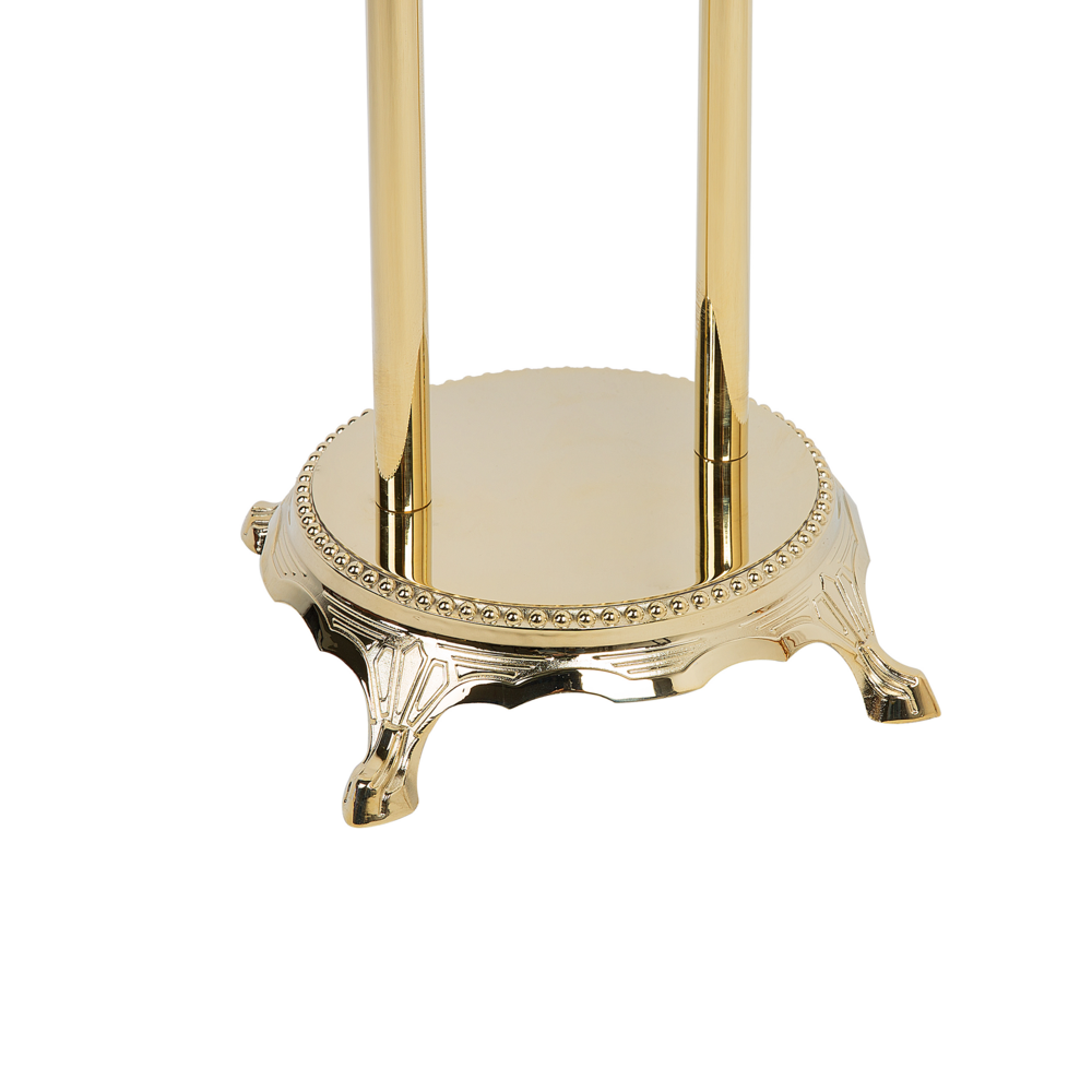 Rubinetto Vasca Ottone Dorato Freestanding 98 cm con Doccetta Moderna