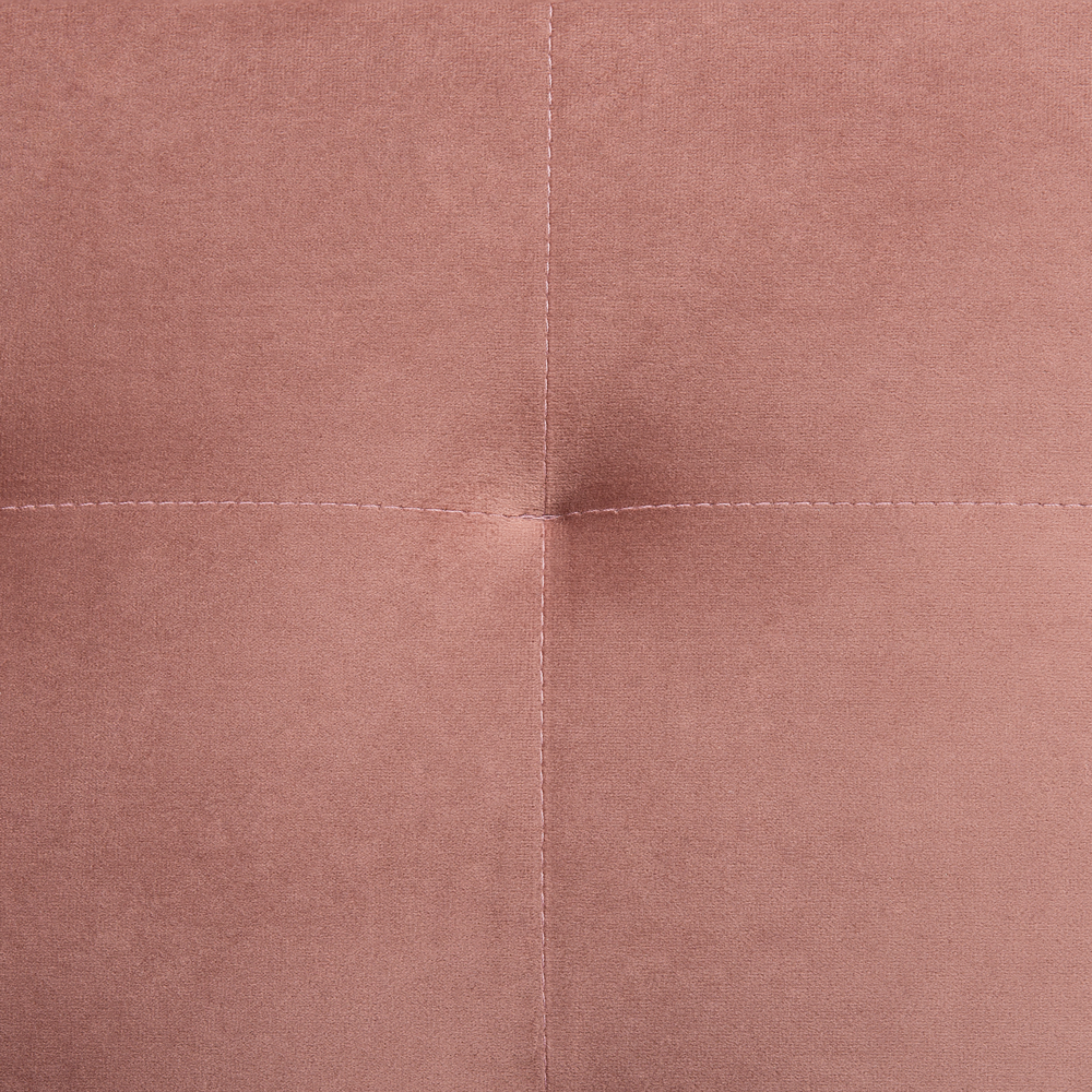 Divano letto angolare in velluto rosa capitonné in tessuto moderno a L componibile a 4 posti Chaise Longue versione sinistra