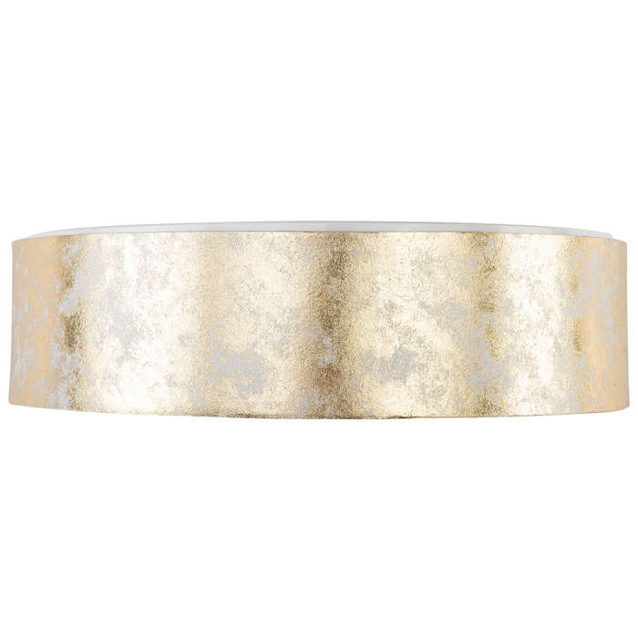 Lampada paralume in policotone dorato ø 45 cm Boho con stile moderno