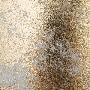 Lampada paralume in policotone dorato ø 45 cm Boho con stile moderno