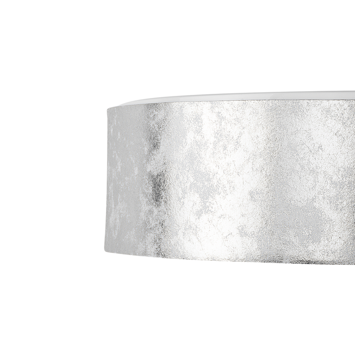 Lampada paralume in policotone Argento ø 45 cm Boho con stile moderno