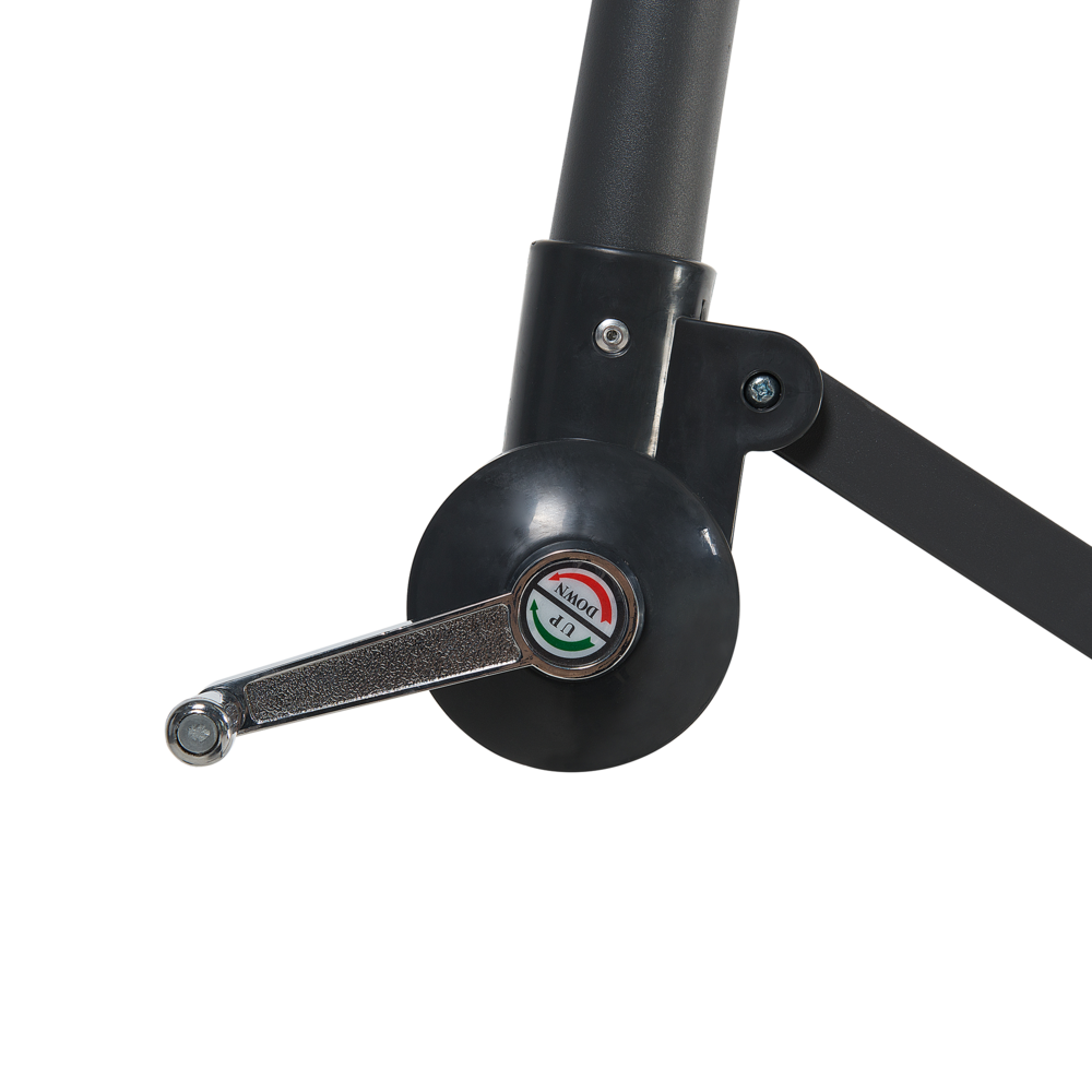 Ombrellone da giardino a sbalzo Struttura in alluminio beige Sabbia Tettoia in poliestere 235 x 268 x 268 cm Mobili da esterno