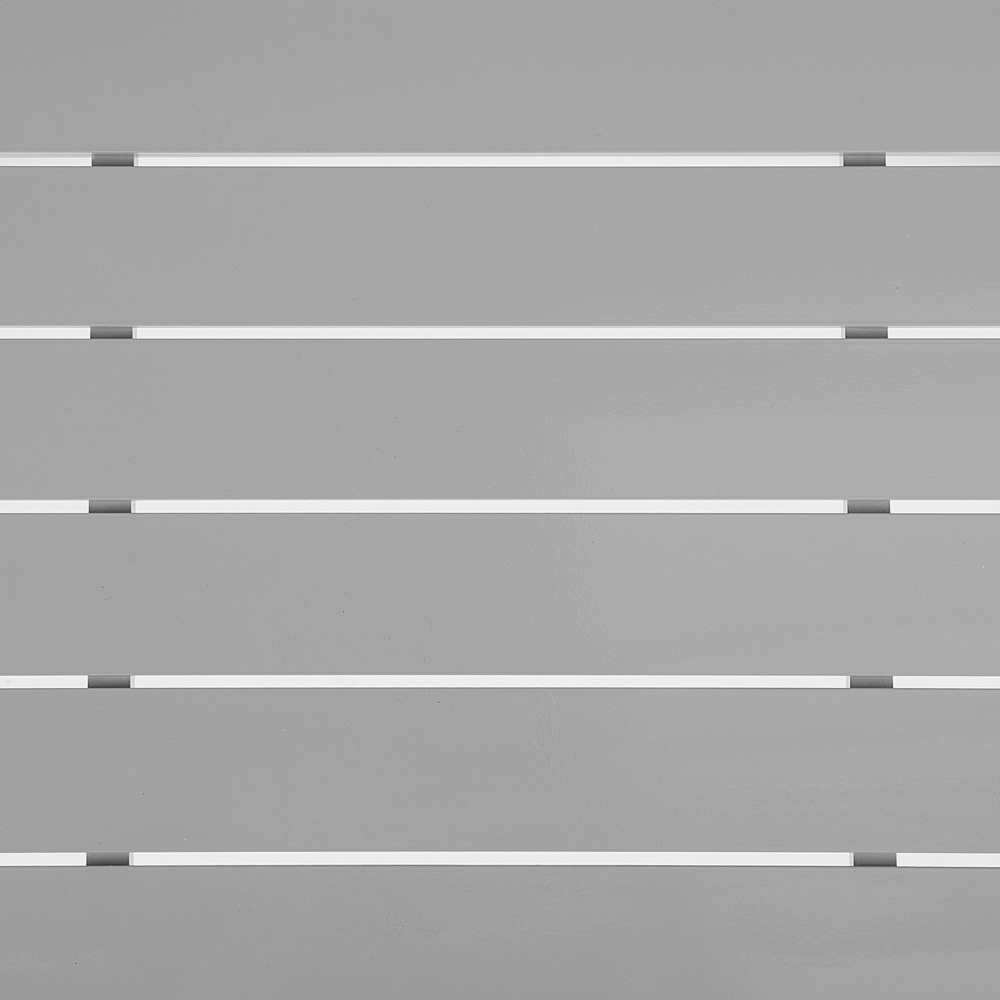 Set da pranzo da 7 pezzi bianco con tavolo grigio 6 sedie da giardino patio terrazza