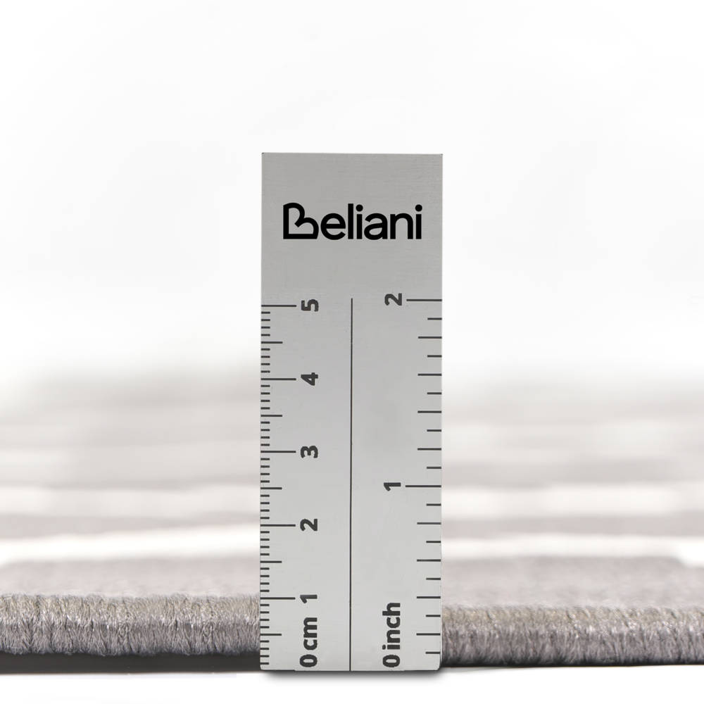 Tappeto tappetino Tessuto Grigio 140 x 200 cm Reversibile Esterno Interno Marocchino