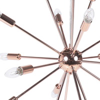 Lampada a Sospensione 18 punti Luci Metallo Rame stile glam moderno contemporaneo