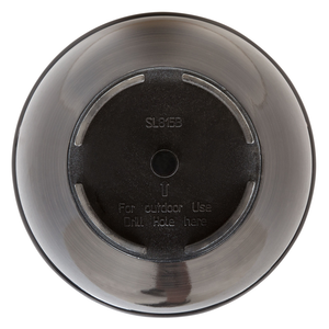 Vaso per piante fioriera in massello di pietra marrone misto poliresina lucida per esterni tonda ⌀ 44 cm per tutte le stagioni