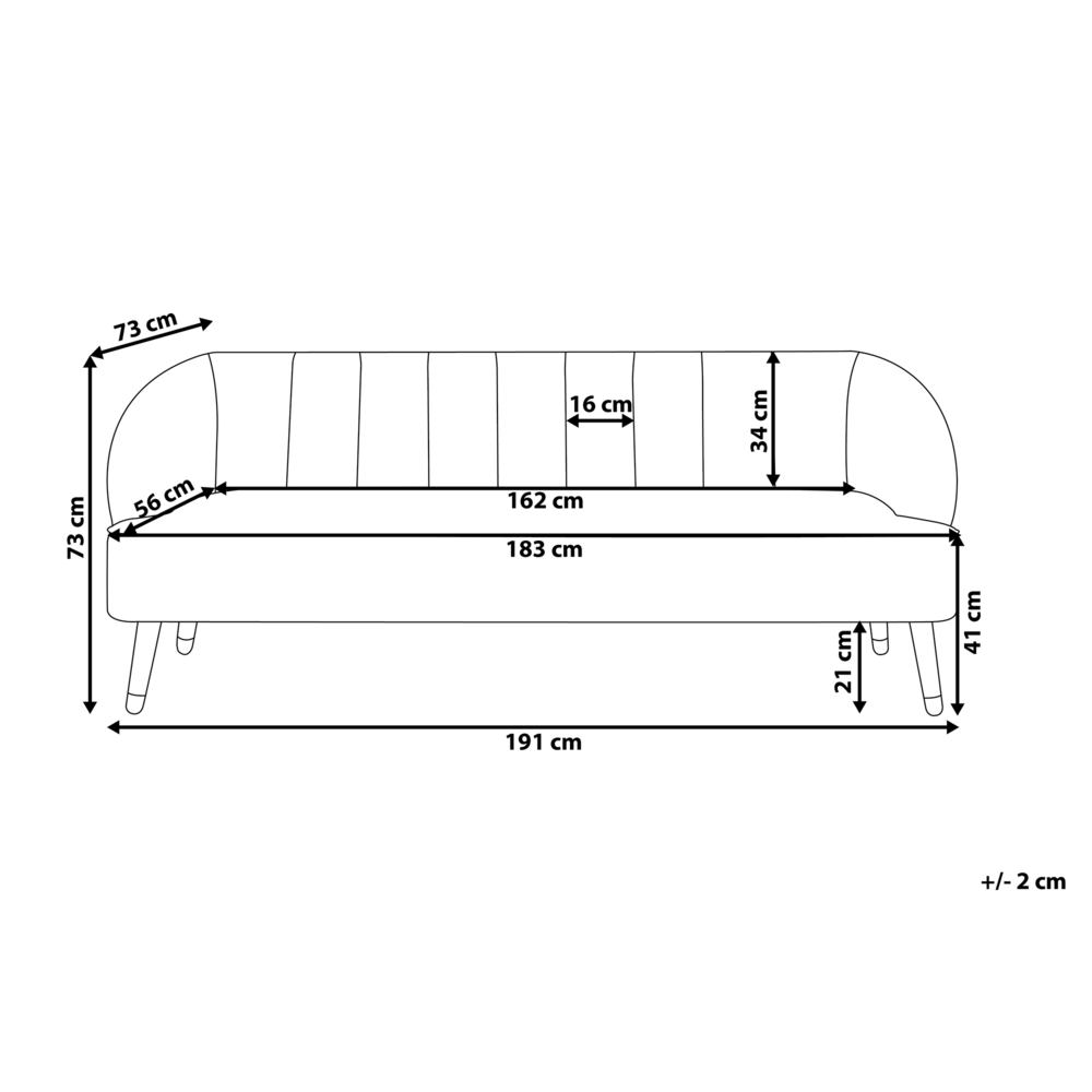 Divano in velluto rosa a 3 posti con braccioli incassati sullo schienale gambe in legno
