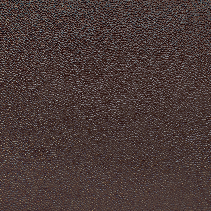 Divano a 3 posti rivestimento in pelle crosta marrone gambe cromate design retrò