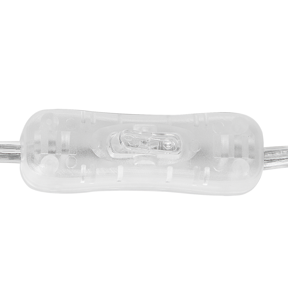 Lampada da Tavolo Trasparente e Grigio Base in Vetro Tamburo in Poliestere Paralume Design Moderno