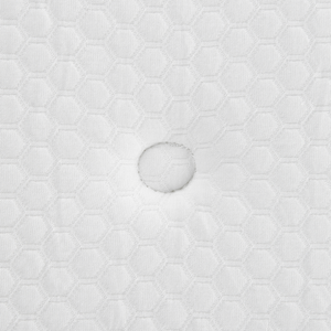 Materasso singolo double face medio duro tessuto bianco per letto 90 x 200 cm