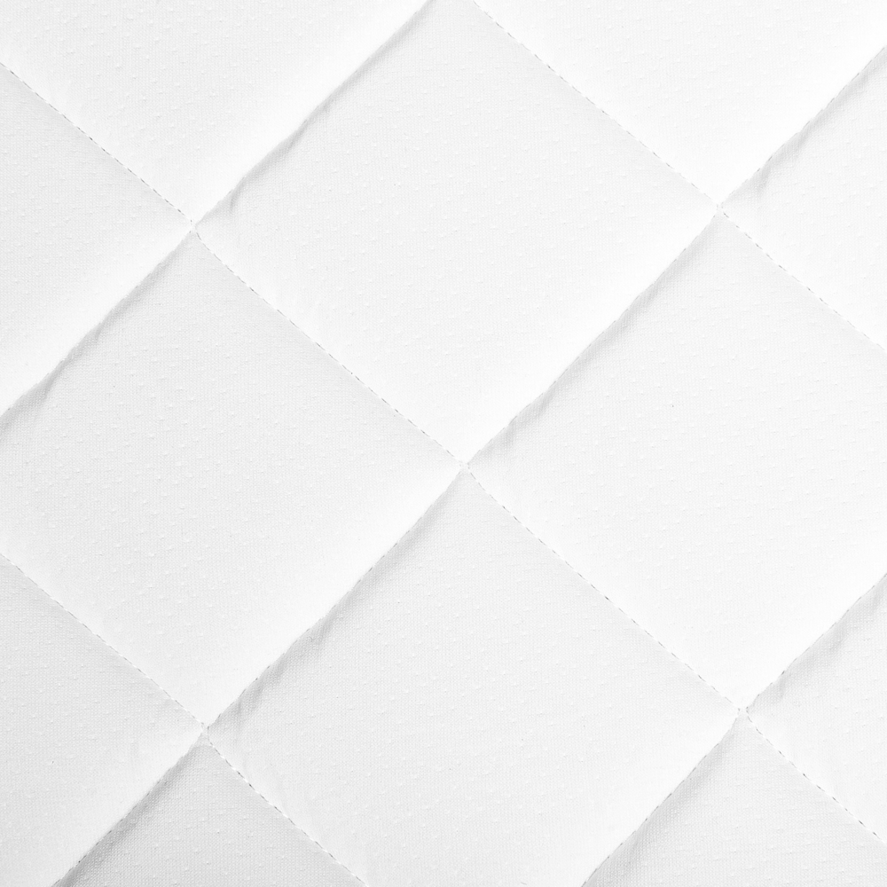Materasso double face in tessuto di colore bianco 160 x 200 cm medio duro camera da letto