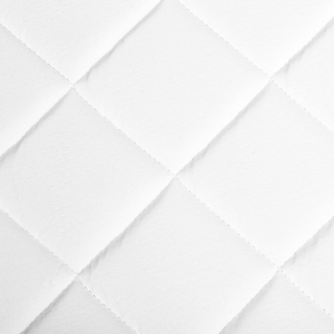 Materasso double face in tessuto di colore bianco 160 x 200 cm medio duro camera da letto