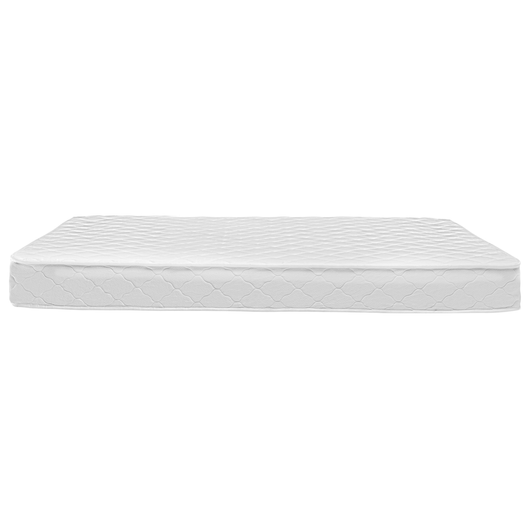 Materasso a 2 Lati Bilanciati double face Medio/Rigido in Tessuto Bianco 180 x 200 cm matrimoniale confortevole