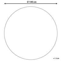 Tappeto Blu Pelle 140 cm Moderno Patchwork Turchese Motivo A Nido D'ape Tappeto Intrecciato A Mano Rotondo