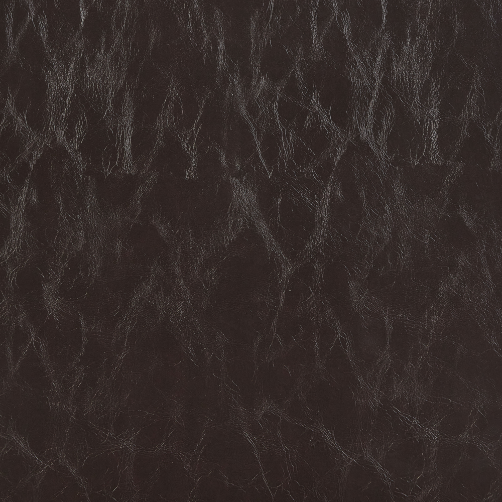 Set di 2 sedie da pranzo in ecopelle marrone con gambe in legno tradizionali