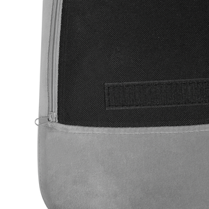 Sedia A Dondolo Velluto Grigio Chiaro Gambe In Metallo Pattini In Legno Moderna