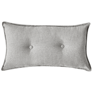 Divano Angolare Grigio Chiaro 3 Posti Cuscini Extra Dispersi Moderno lato sinistro