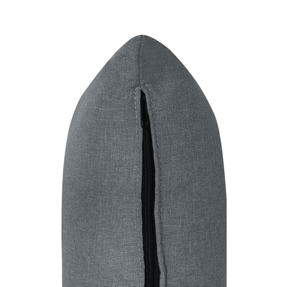 Divano Angolare color Grigio Scuro a 3 Posti con Cuscini lato sinistro in stile Moderno camera da letto soggiorno