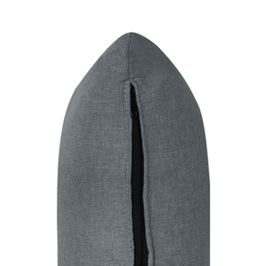 Divano Angolare color Grigio Scuro a 3 Posti con Cuscini lato sinistro in stile Moderno camera da letto soggiorno