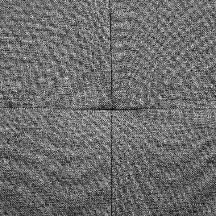 Divano letto a 2 posti grigio funzione letto braccioli profilati