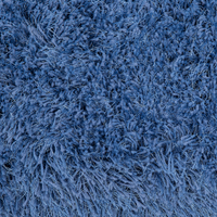 Tappeto Shaggy Tappeto a pelo lungo Solido Poliestere Blu Rettangolare 200 x 300 cm