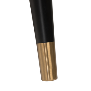 Sedia Wingback Velluto Verde Smeraldo Gambe Nere Rivestite Con Schienale A Canale Design