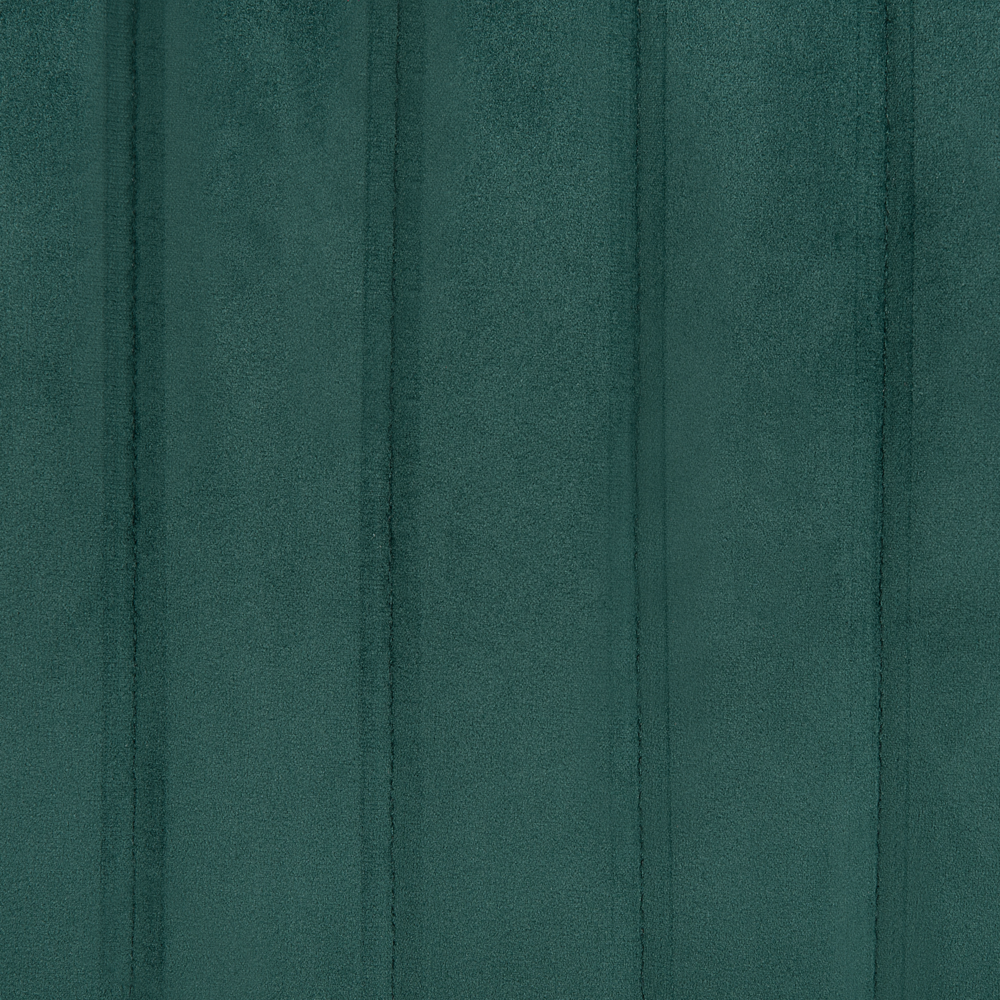 Sedia Wingback Velluto Verde Smeraldo Gambe Nere Rivestite Con Schienale A Canale Design