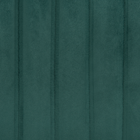 Sedia Wingback Velluto Verde Smeraldo Gambe Nere Rivestite Con Schienale A Canale Design