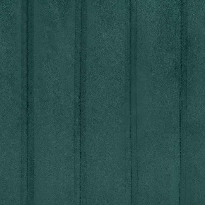 Sedia Wingback Velluto Verde Smeraldo Gambe Nere Rivestite Con Schienale A Canale Design