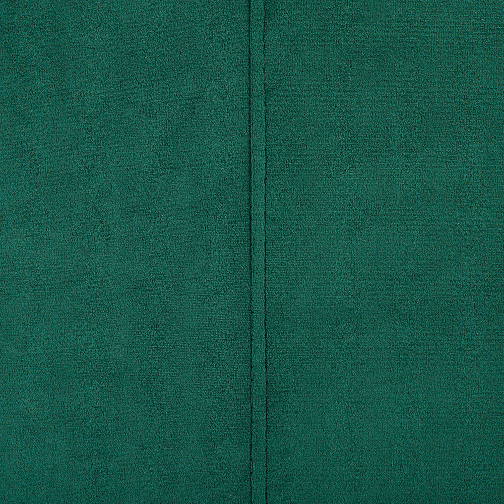 Divano ad angolo rivestito in velluto verde a forma di L con orientamento a versione sinistra