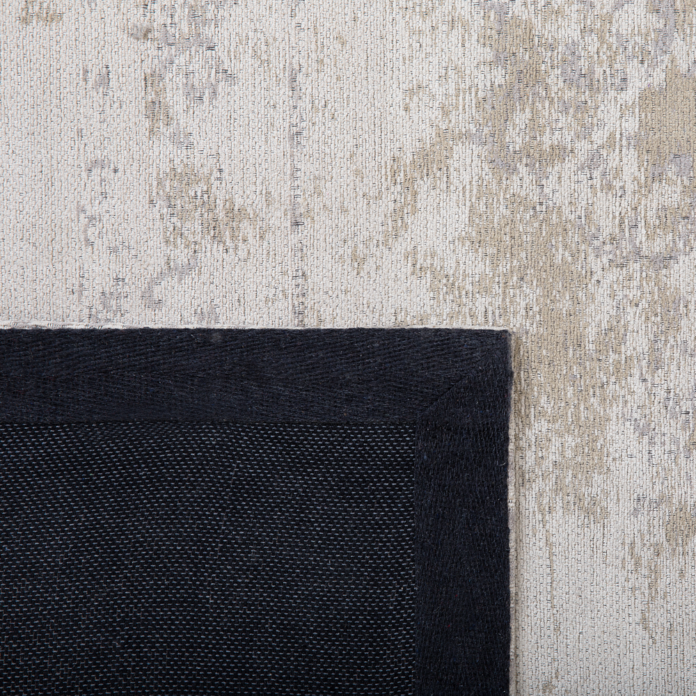 Tappeto tappetino Cotone Beige Effetto Distressed 60 x 180 cm Oriental Vintage