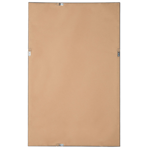 Specchio da parete grigio 60 x 91 cm finitura opaca cornice spessa