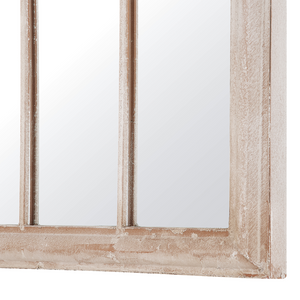 Specchio da parete Cornice in metallo beige 69 x 88 cm Dipinto tradizionale