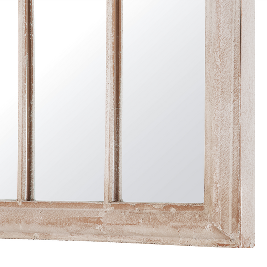Specchio da parete Cornice in metallo beige 69 x 88 cm Dipinto tradizionale