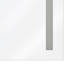 Specchio da parete a LED sospeso 60 x 80 cm rettangolare moderno vintage vanity bagno trucco camera da letto