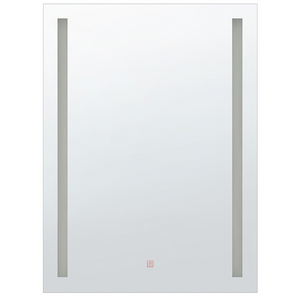 Specchio da parete a LED sospeso 70 x 90 cm rettangolare moderno vintage vanity bagno trucco camera da letto