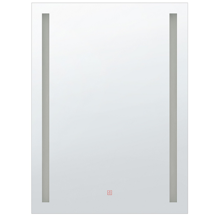 Specchio da parete a LED sospeso 70 x 90 cm rettangolare moderno vintage vanity bagno trucco camera da letto