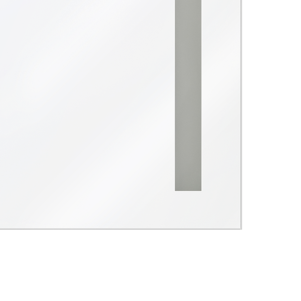 Specchio da parete a LED sospeso 70 x 90 cm rettangolare moderno vintage vanity bagno trucco camera da letto