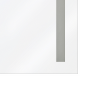 Specchio da parete a LED sospeso 70 x 90 cm rettangolare moderno vintage vanity bagno trucco camera da letto