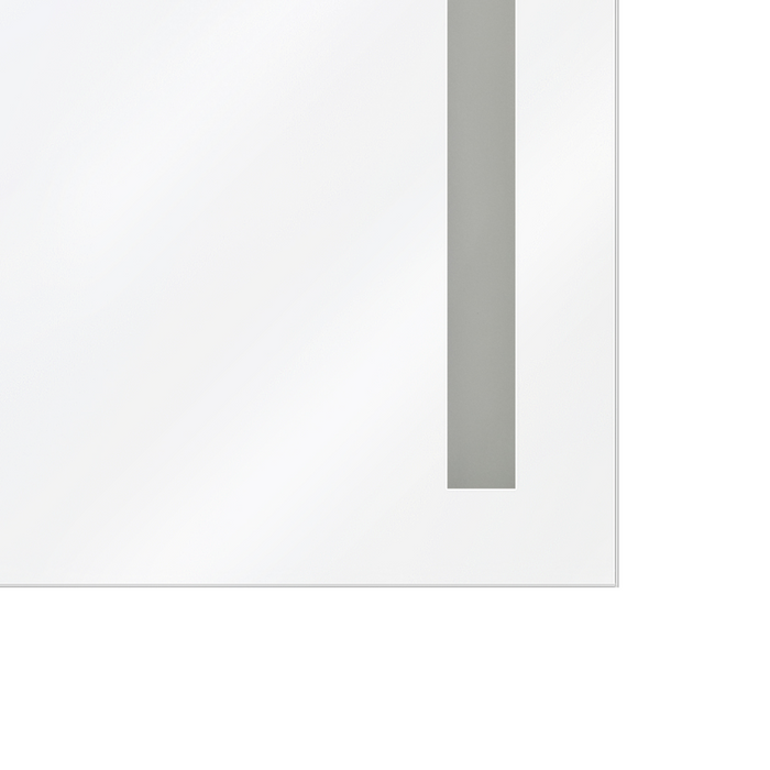 Specchio da parete a LED sospeso 70 x 90 cm rettangolare moderno vintage vanity bagno trucco camera da letto